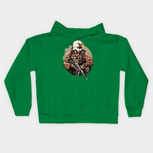 Eagle soldier Kids Hoodie